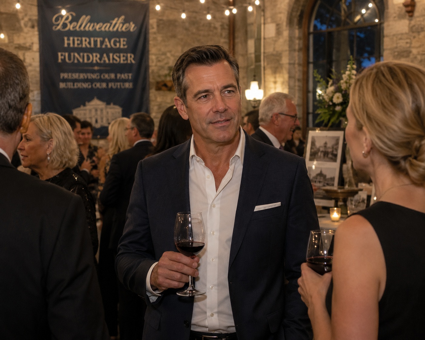 Guests gather at the Riverside Community Centre for the Heritage Matters fundraiser